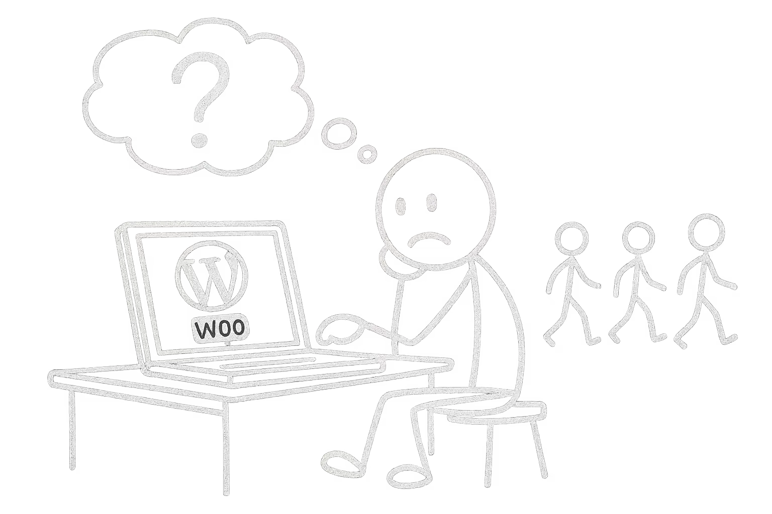 20251025 1753 Stickman i E commerce simple compose 01k8e1488jf43s8c9sa945sw3m