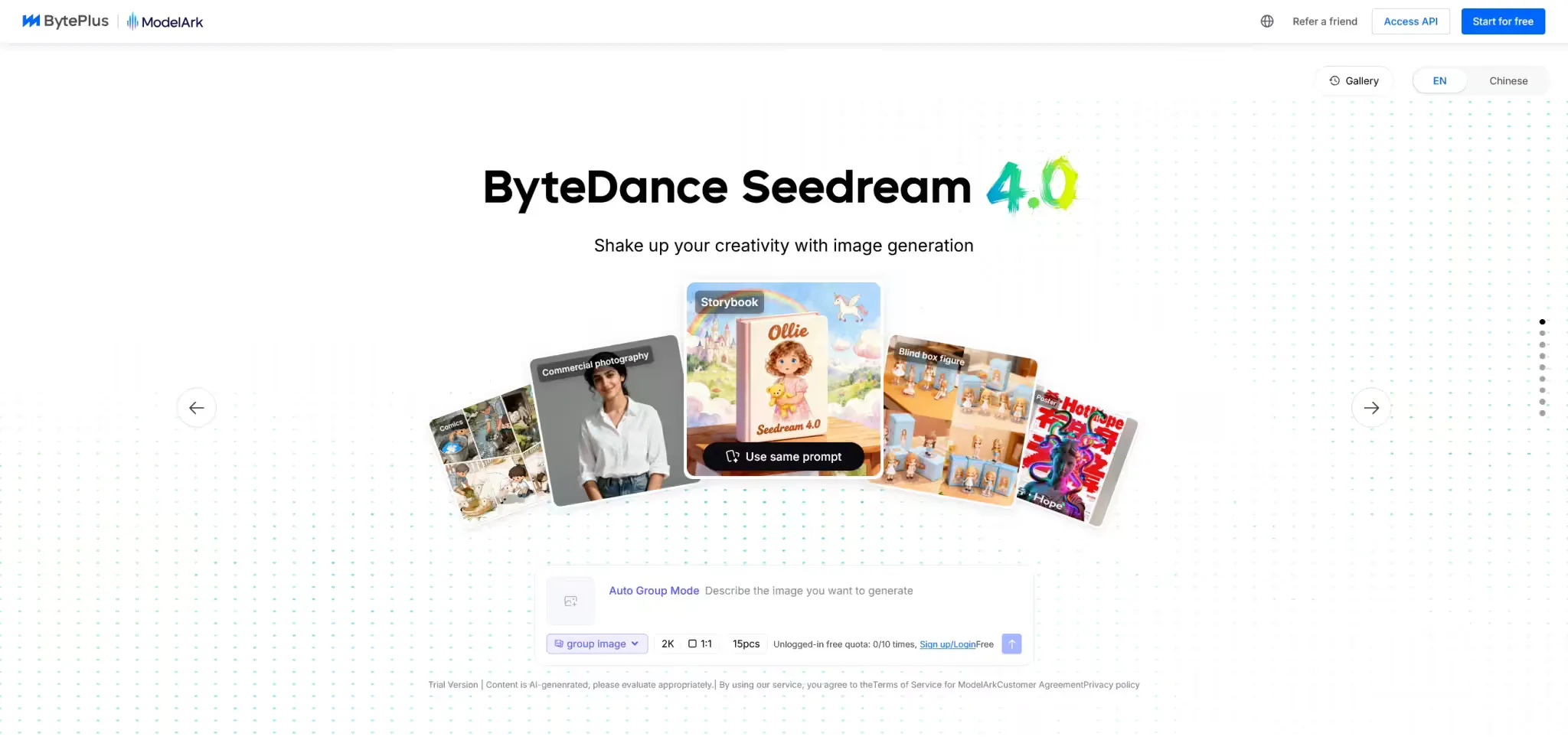 Seedream 4 ModelArk