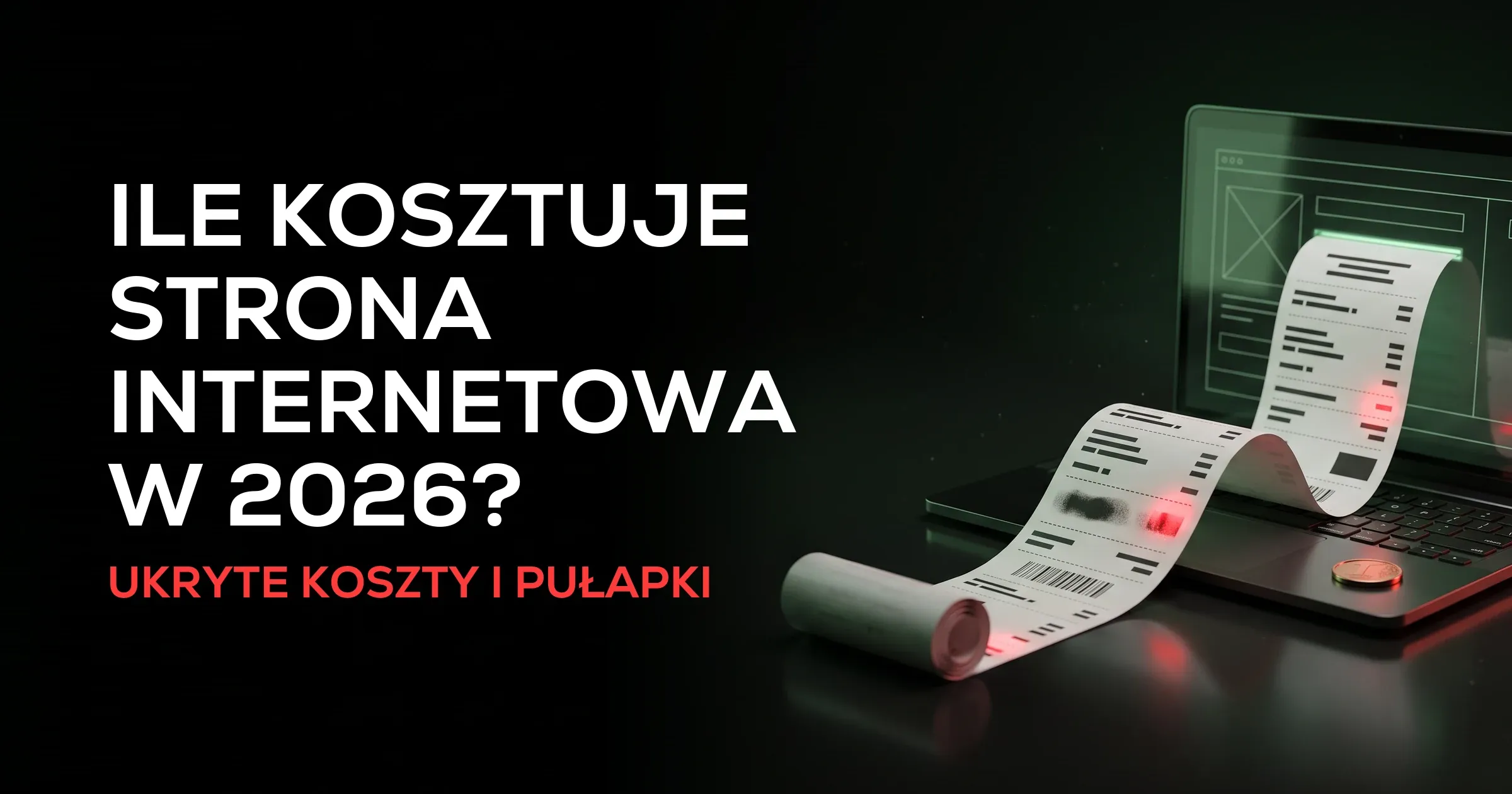 Ile kosztuje strona internetowa w 2026? Uważaj na ukryte koszty i pułapki