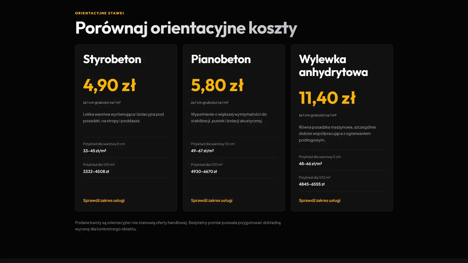 Styrobeton.eu: fragment strony