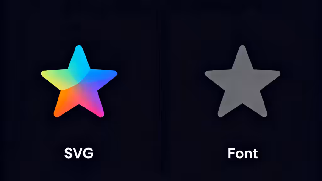 Ikony: SVG vs Icon Fonts