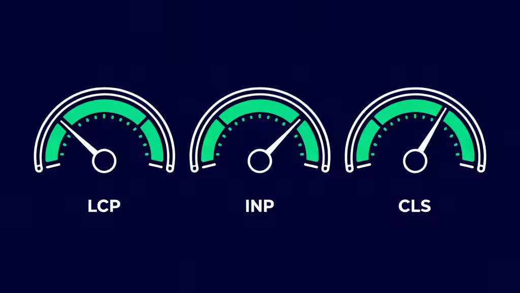 Metryki Core Web Vitals - LCP, INP, CLS