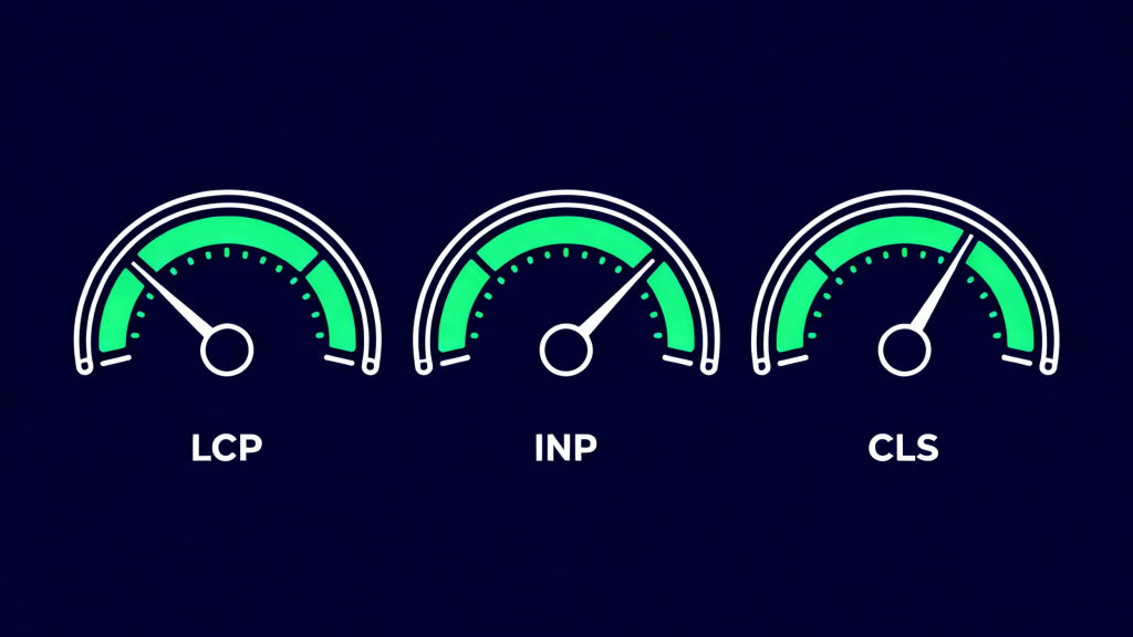 Metryki Core Web Vitals - LCP, INP, CLS