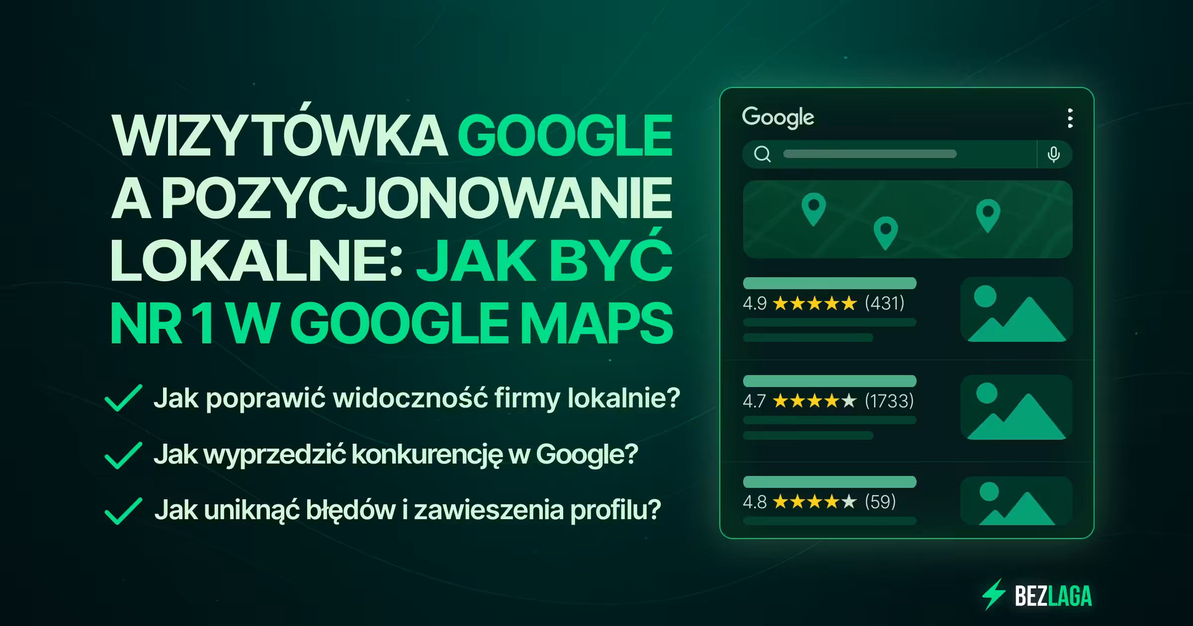 Wizytówka Google a Pozycjonowanie Lokalne: Jak być nr 1 w Google Maps?