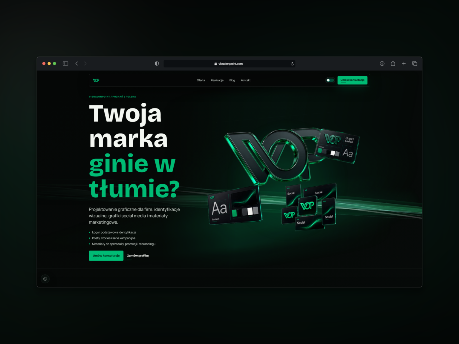 VisualOnPoint / Dominik Borowski: strona główna